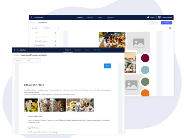 Gorgeous proposals with vital data